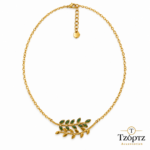 Κολιέ από Ανοξείδωτο Ατσάλι - Golden Olive